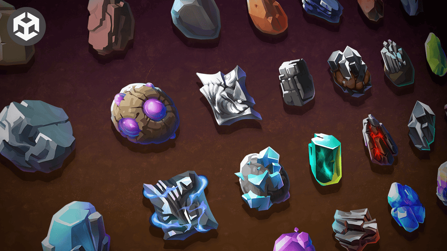 2D Icons - Fantasy Ore Item