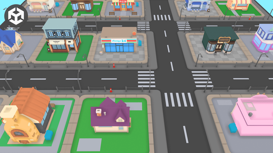 3D Casual Props Building