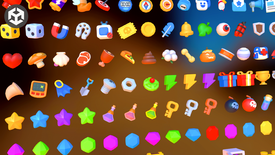 3D Icons - Game Basic1