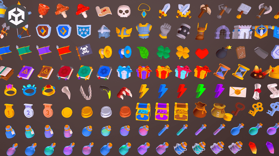 3D Icons - Game Basic2
