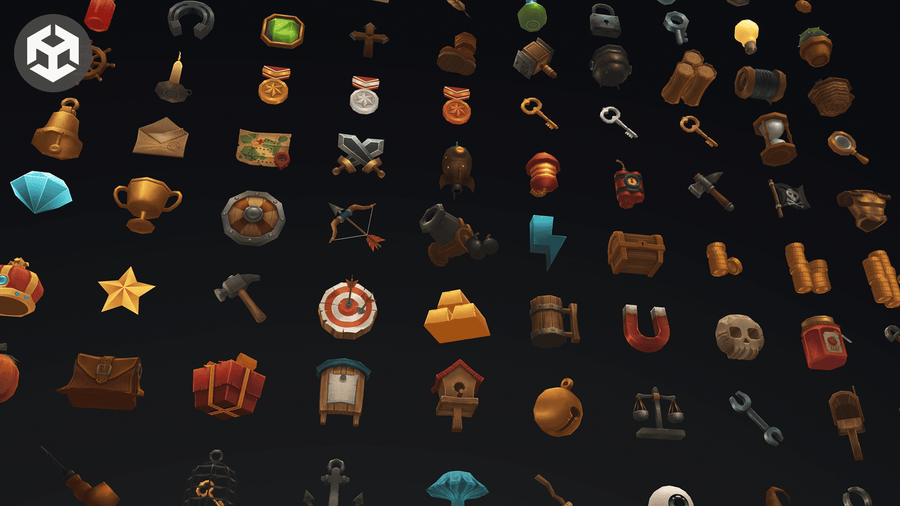 3D Prop - RPG Icons 100