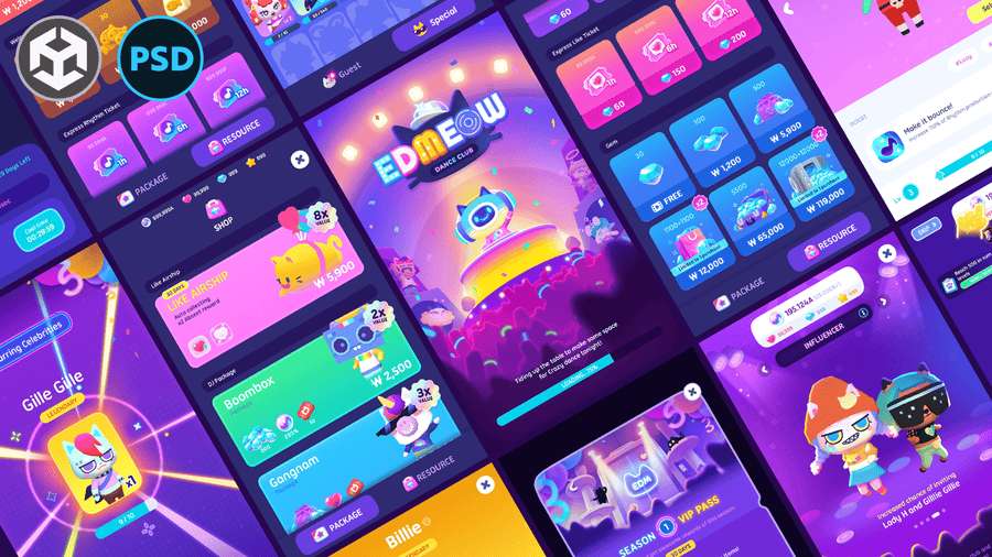 GUI - Neon2(+PSD)