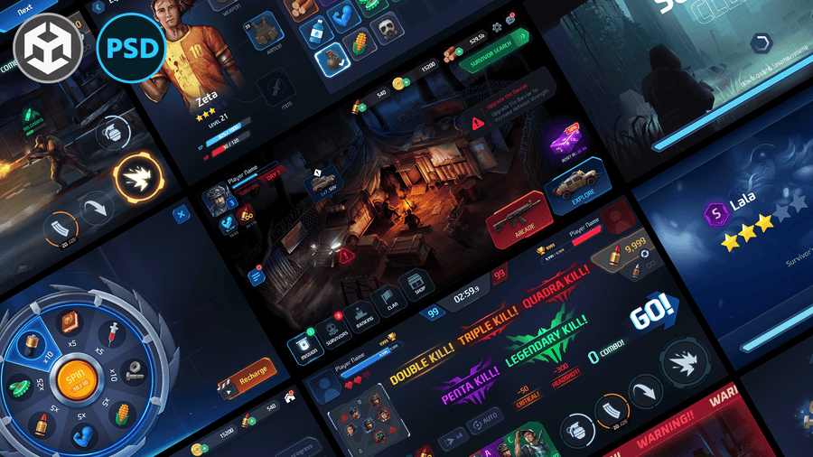 GUI Pro - Survival Clean(+PSD)